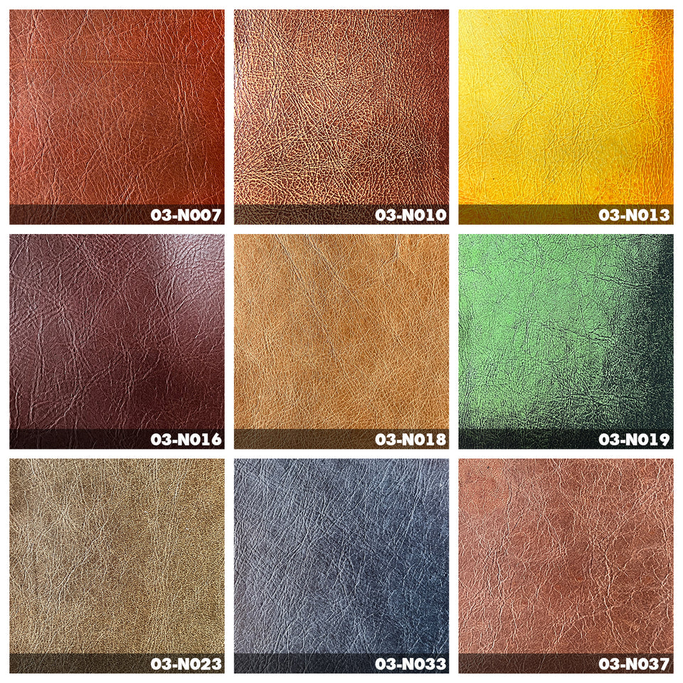 Vintage Genuine Leather Study Chair AKRON Color Swatches_2