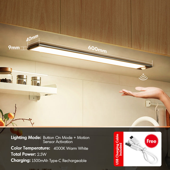 Aluminium Wireless Sensor LED Light Bar