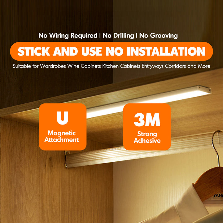 Aluminium wireless sensor led light bar material variants.