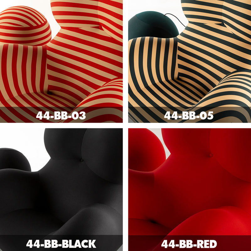 Bauhaus Fabric 1 Seater Sofa LA MAMMA Color Swatches
