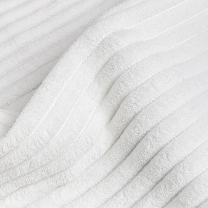 Scandinavian premium corduroy velvet fabric sofa cover detail 6.