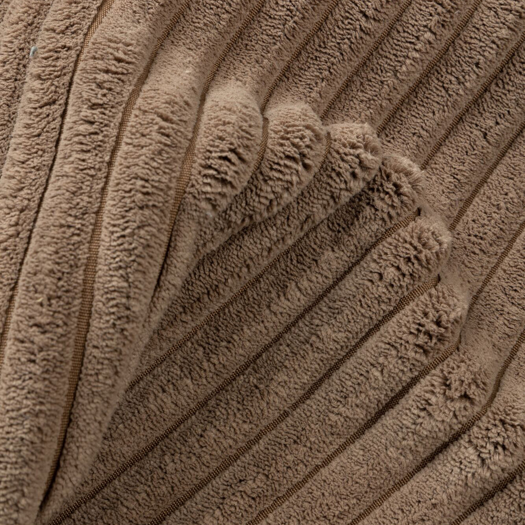 Scandinavian premium corduroy velvet fabric sofa cover detail 7.