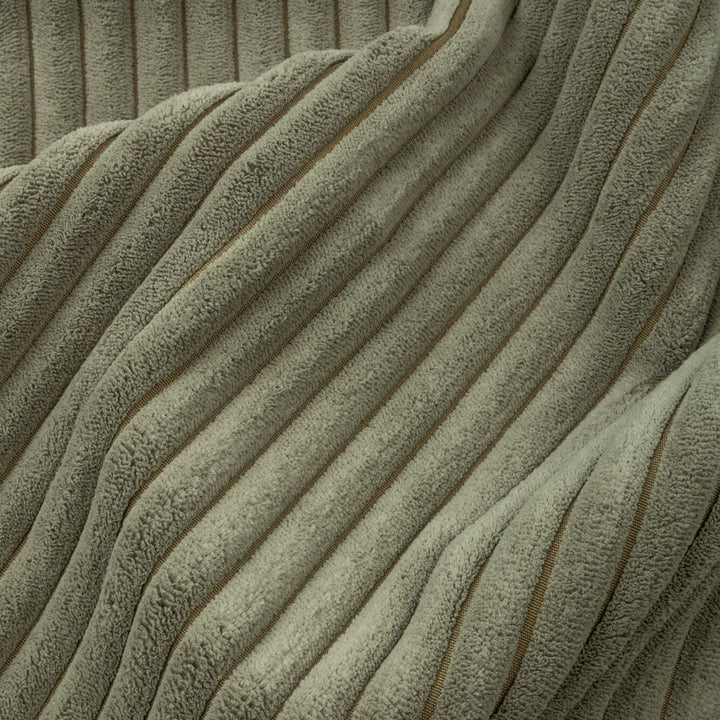 Scandinavian premium corduroy velvet fabric sofa cover detail 8.