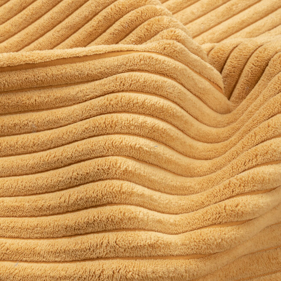 Scandinavian premium corduroy velvet fabric sofa cover detail 9.