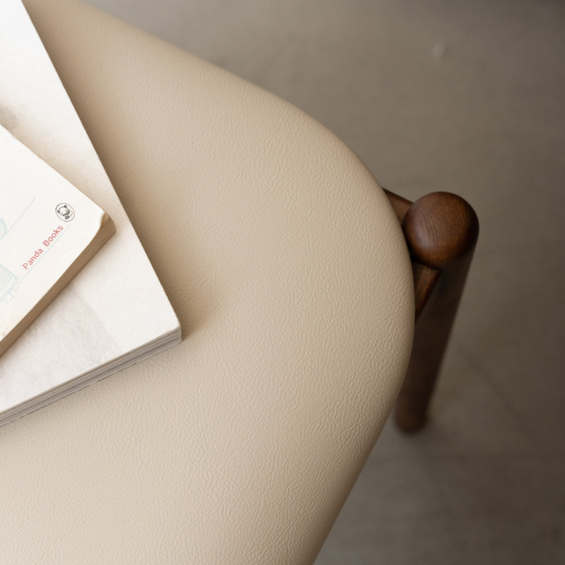 Japandi Walnut Wood Dining Chair PUREA Color Swatches