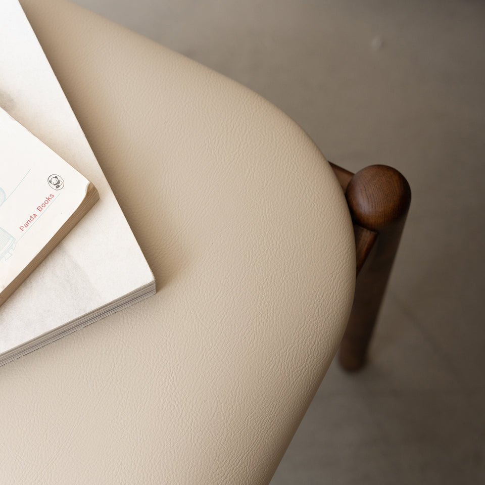 Japandi Walnut Wood Dining Chair PUREA Color Swatches