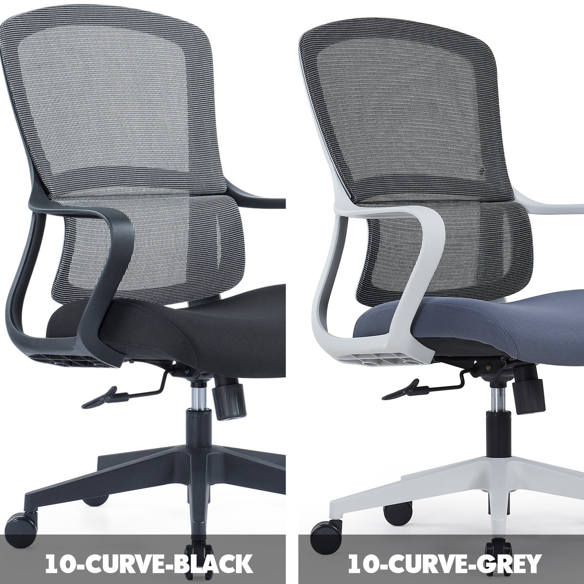 Modern Mesh Ergonomic Office Chair CURVE Color Swatches