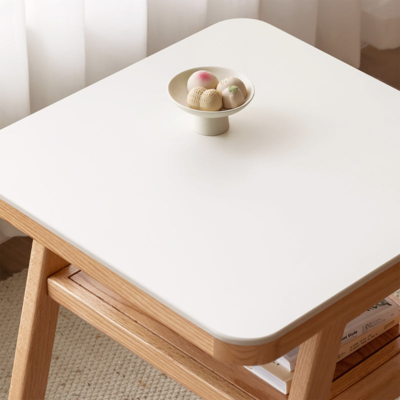 Scandinavian Oak Wood Sintered Stone Stackable Dining Table 3-IN-1 Set NOKI Color Swatches