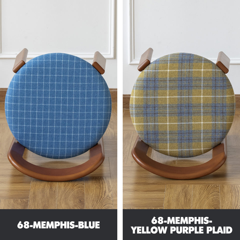 Bauhaus Wool Fabric Beech Wood Dining Chair MEMPHIS Color Swatches
