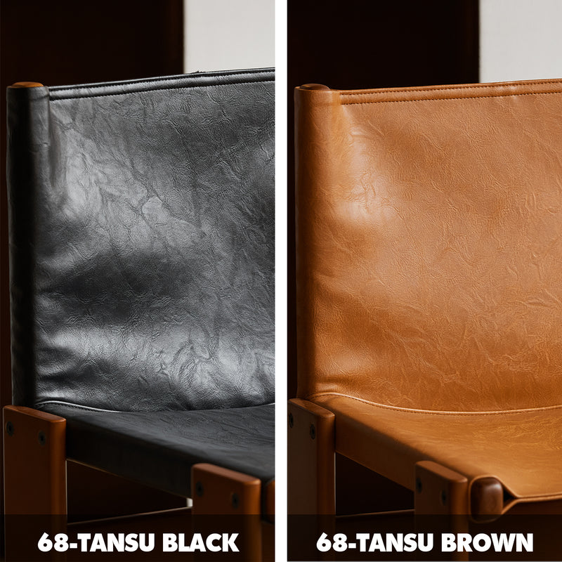 Bauhaus Genuine Leather Dining Chair TANSU Color Swatches