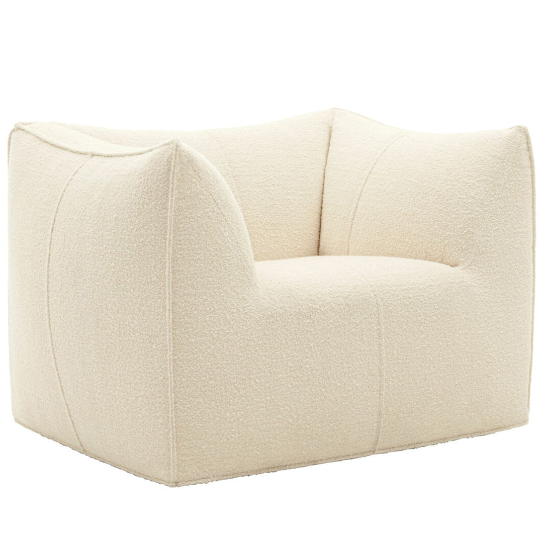 Contemporary fabric 1 seater sofa bronte detail 8.