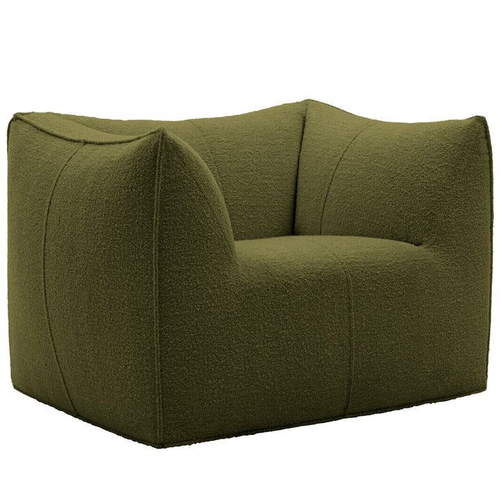 Contemporary fabric 1 seater sofa bronte detail 55.