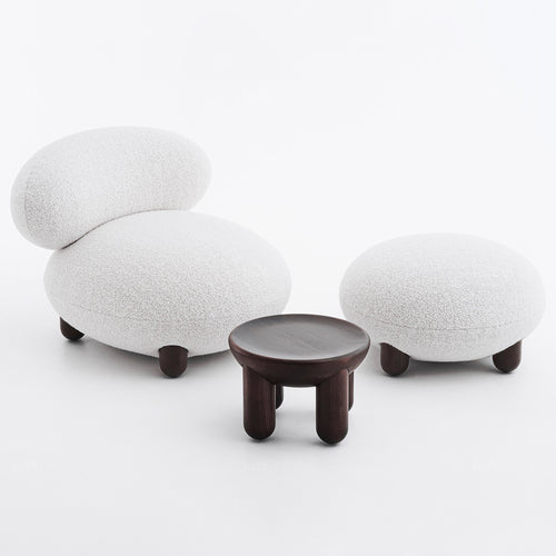 Cream Fabric 1 Seater Sofa TEDDY Good to Know Preview-1