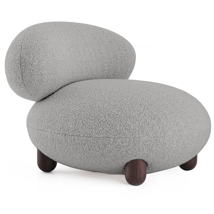 Contemporary fabric 1 seater sofa teddy detail 12.