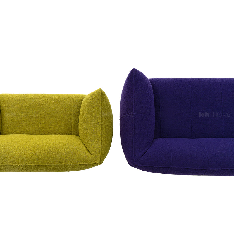 Bauhaus Fabric 3 Seater Sofa BRONTE Material Details Chart