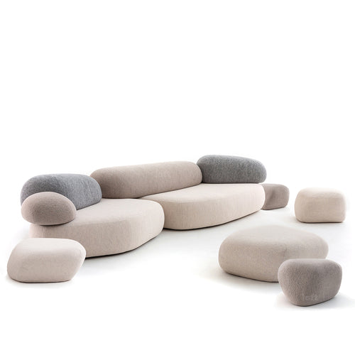 Bauhaus Fabric 7 Seater Sofa PEBBLE Good to Know Preview-1