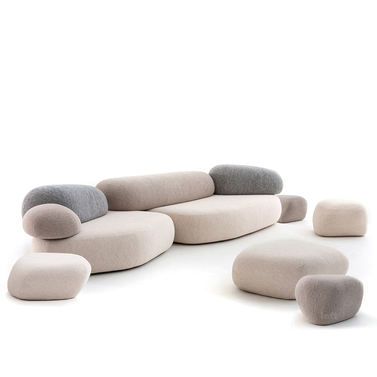 Bauhaus Fabric 7 Seater Sofa PEBBLE Good to Know Preview-1