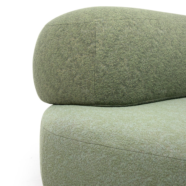 Contemporary fabric 4 seater sofa pebble conceptual design.