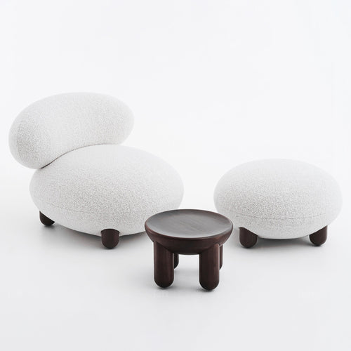 Cream Fabric Ottoman TEDDY Good to Know Preview-1