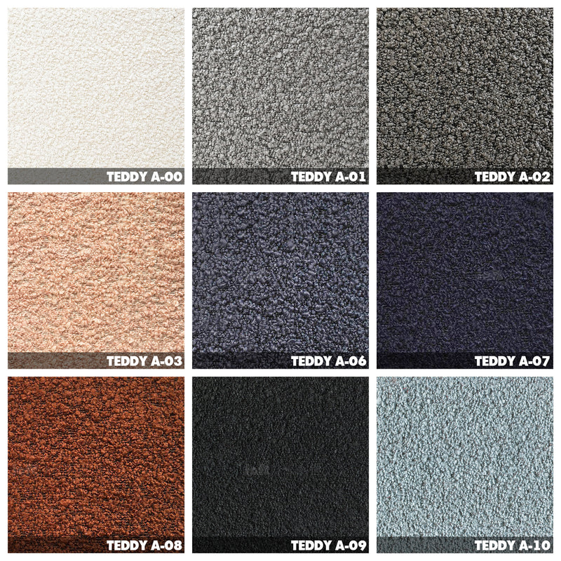 Cream Fabric Ottoman TEDDY Color Swatches