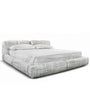 Bauhaus Mixed Weave Fabric Bed JANNIK