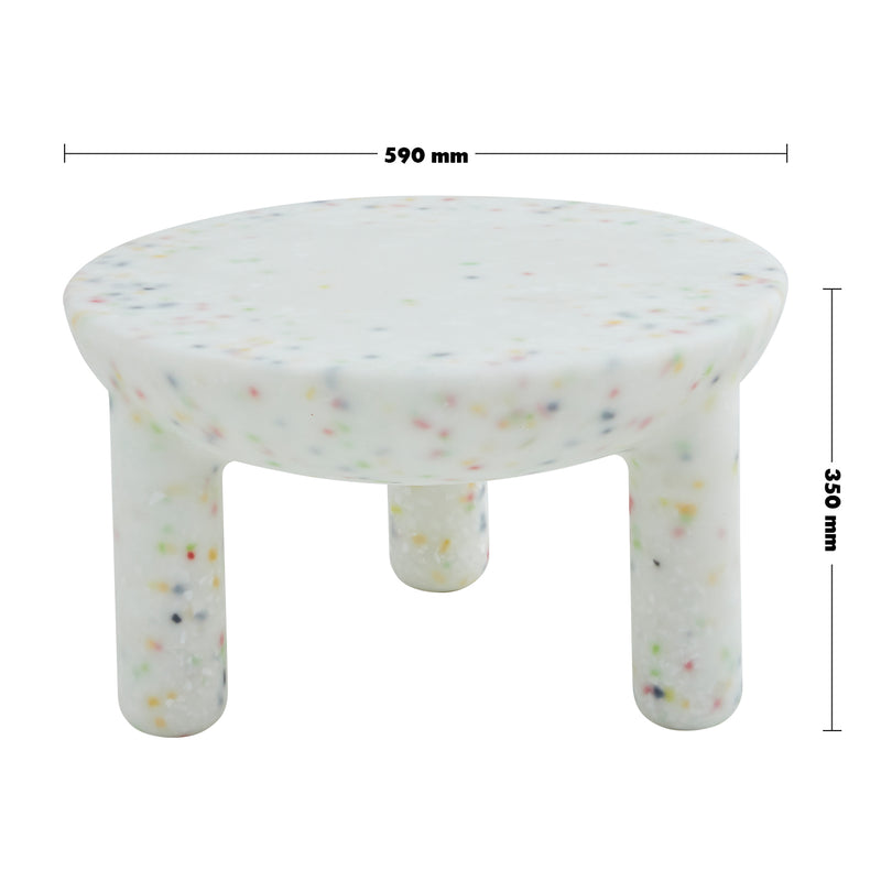 Bauhaus plastic coffee table snap size charts.