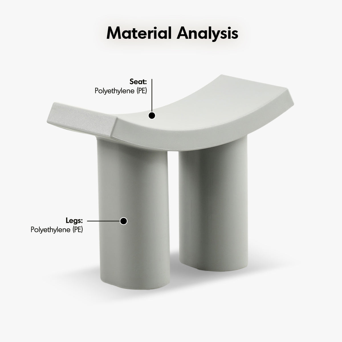 Bauhaus plastic dining stool buzz situational feels.
