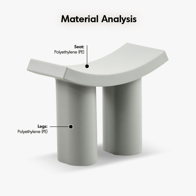 Bauhaus plastic dining stool buzz situational feels.