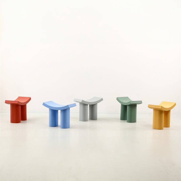 Contemporary plastic dining stool buzz detail 4.