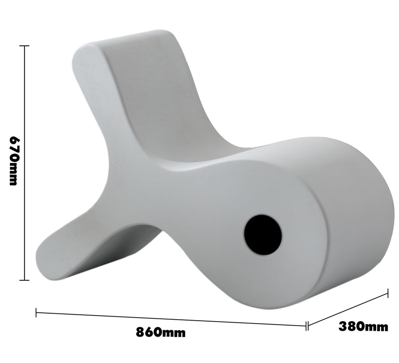 Bauhaus Plastic Ottoman FISH Size Chart