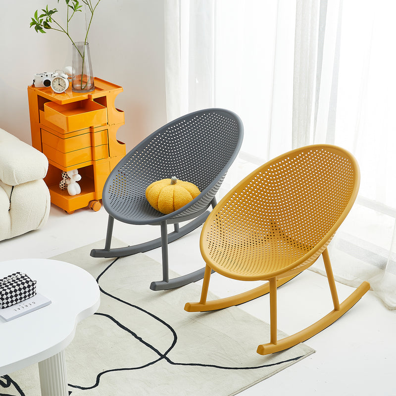 Contemporary plastic rocking chair 1 seater sofa europa environmental situation.