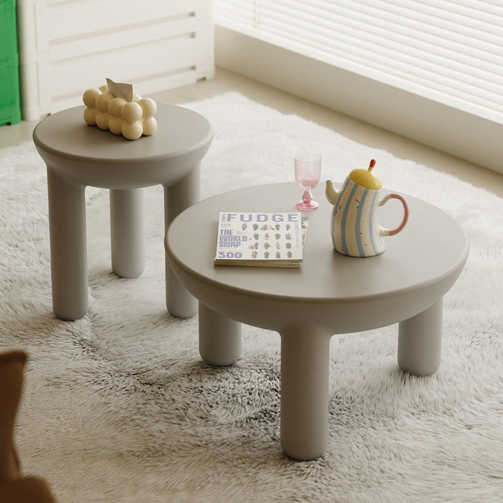 Contemporary plastic side table snap situational feels.