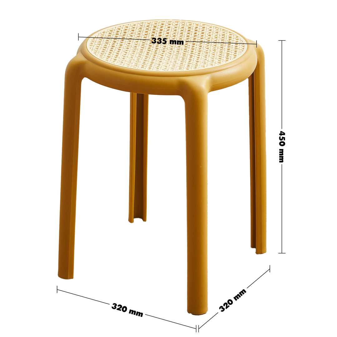 Contemporary plastic stackable dining stool cesca environmental situation.