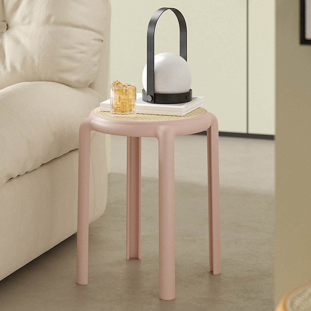 Contemporary plastic stackable dining stool cesca detail 4.