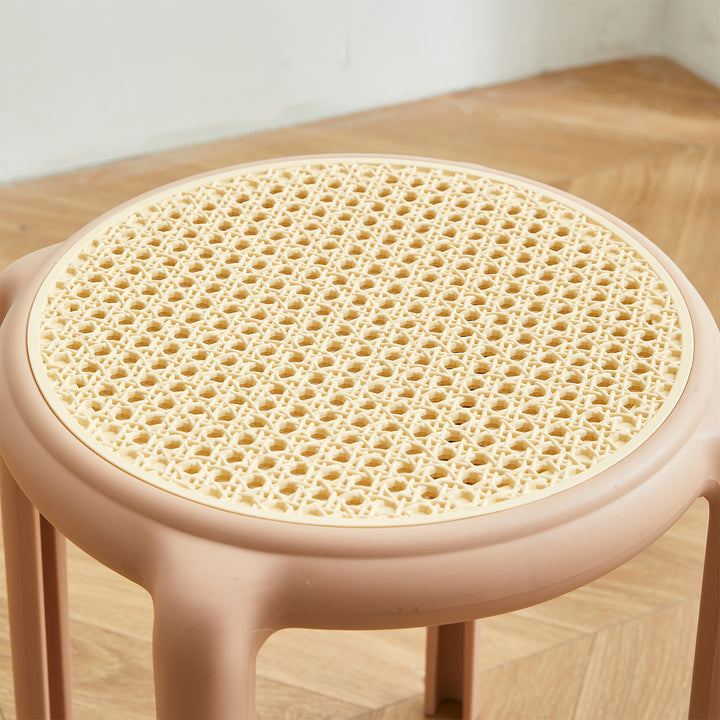 Contemporary plastic stackable dining stool cesca detail 17.