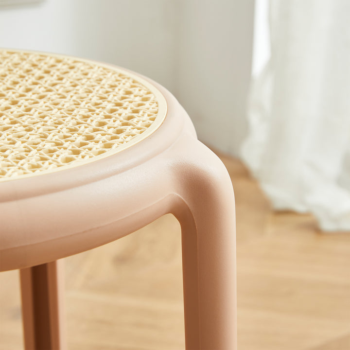 Contemporary plastic stackable dining stool cesca detail 19.