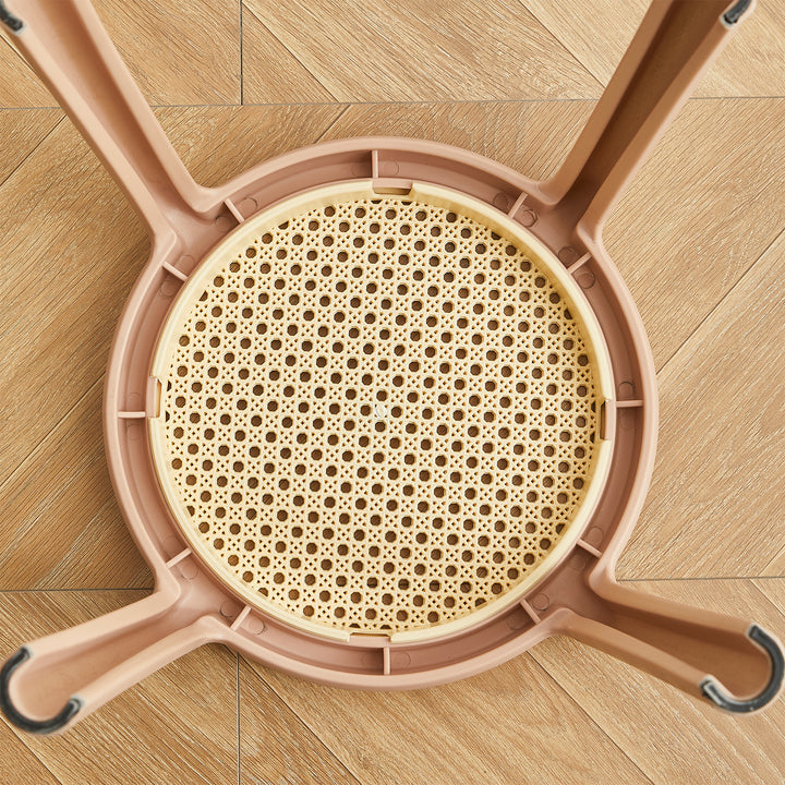 Contemporary plastic stackable dining stool cesca detail 20.