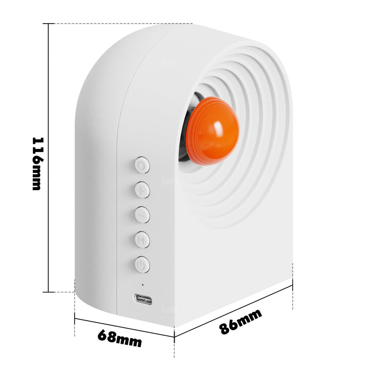 Contemporary white noise bluetooth speaker dopamine size charts.