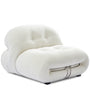 Contemporary Boucle Fabric 1 Seater Sofa SORIANA