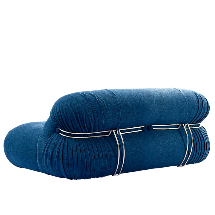 Contemporary boucle fabric 2 seater sofa soriana situational feels.