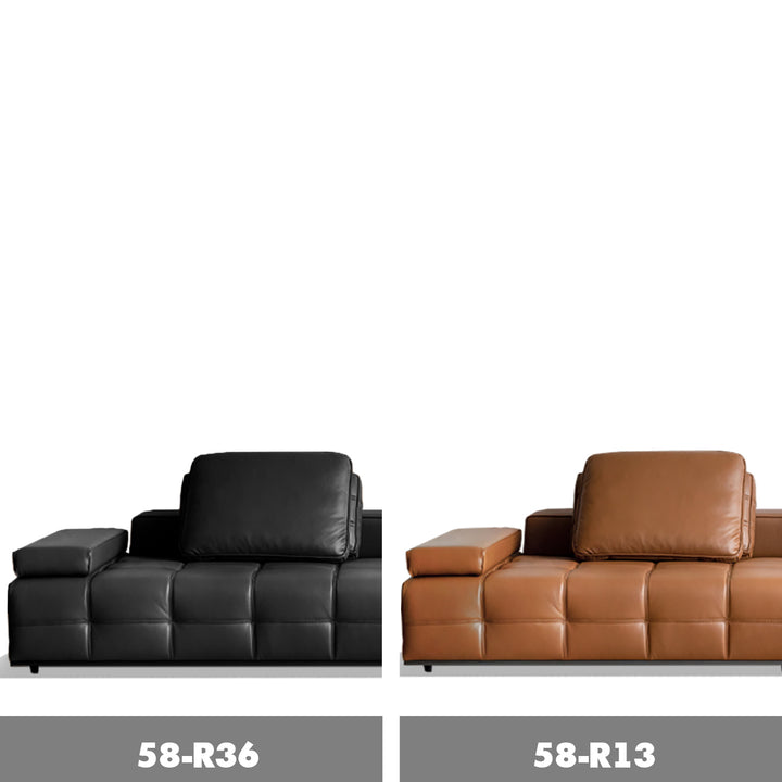 Contemporary Genuine Leather Sectional 4 Seater Sofa NEXUS