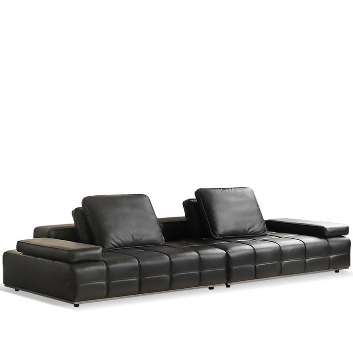 Contemporary genuine leather sectional 5 seater sofa nexus detail 10.