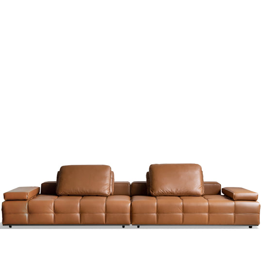 Bauhaus genuine leather sectional 5 seater sofa nexus detail 11.