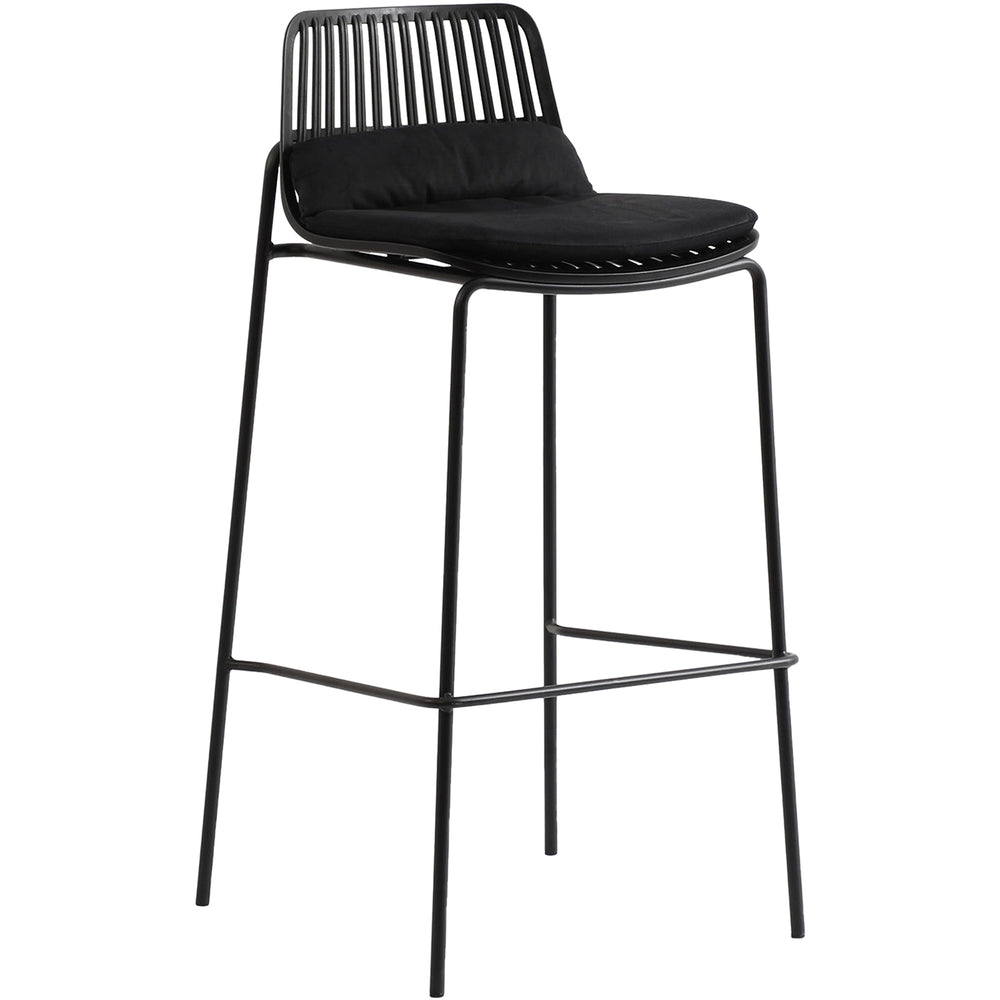 Contemporary plastic bar chair scones primary product view.