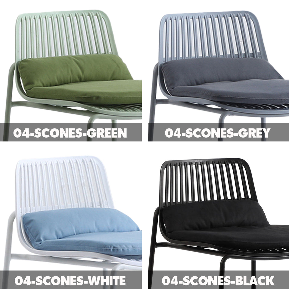 Bauhaus plastic bar chair scones color swatches.