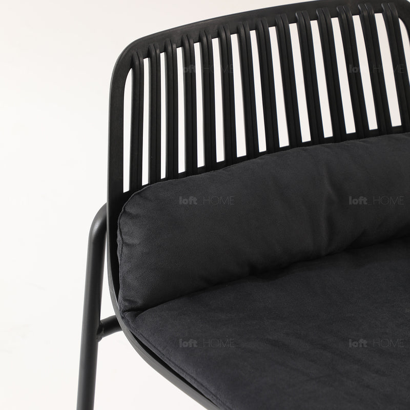 Contemporary plastic bar chair scones material variants.