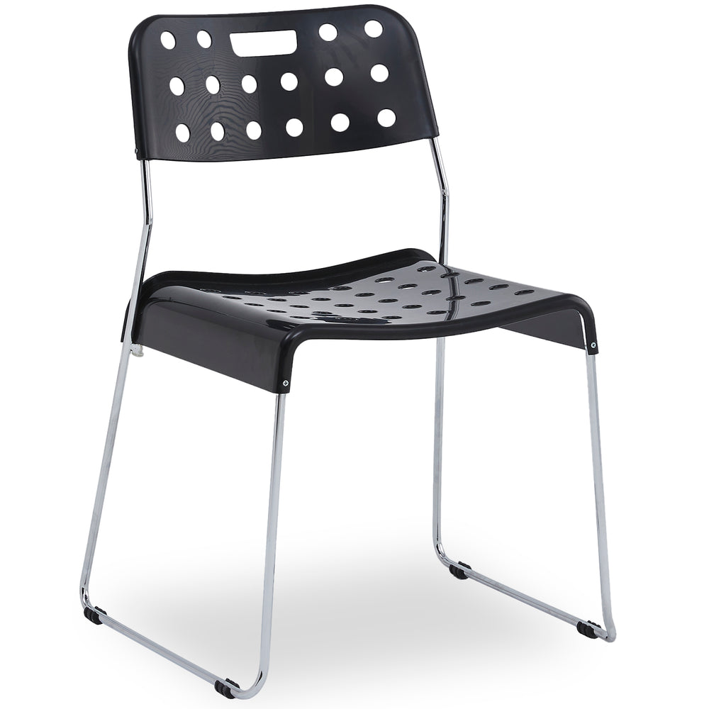 Contemporary plastic dining chair omkstak detail 14.