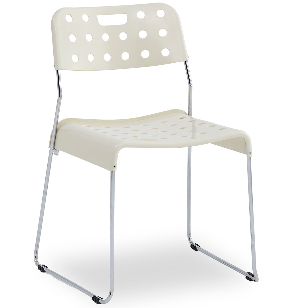 Contemporary plastic dining chair omkstak detail 15.