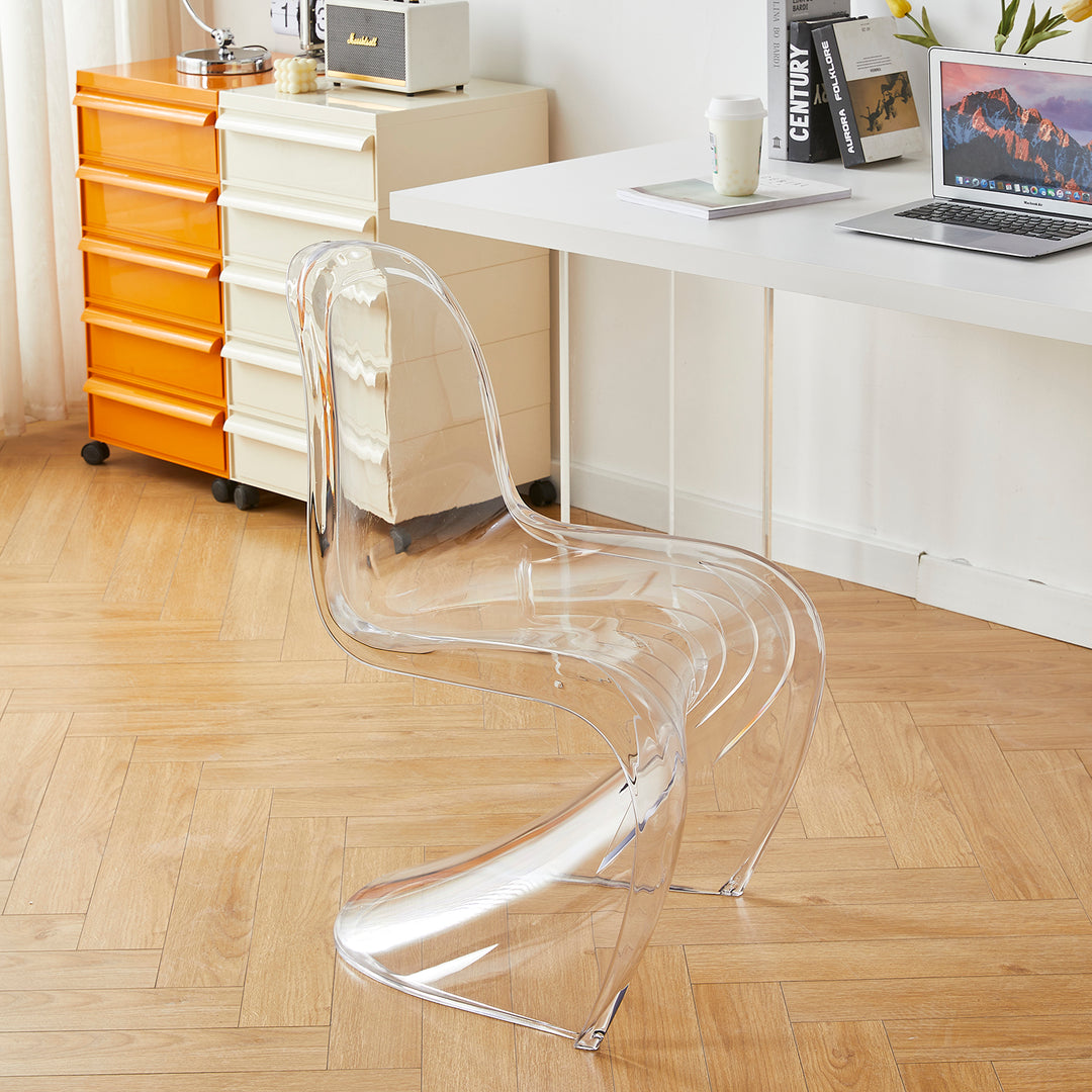 Contemporary plastic dining chair panton environmental situation.