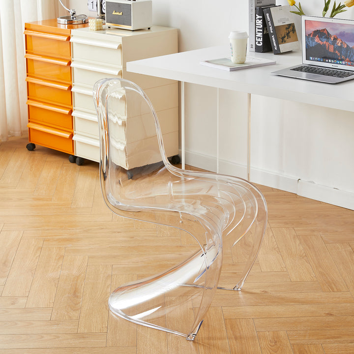 Contemporary plastic dining chair panton environmental situation.